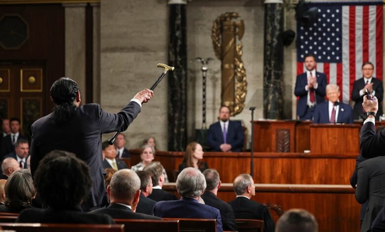 1741807934 Lawmakers torn on whether Democrat who interrupted Trump speech should.jpg