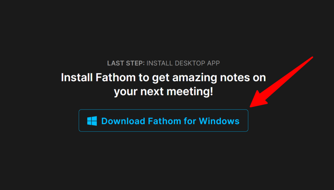 Downloading Fathom to Windows.