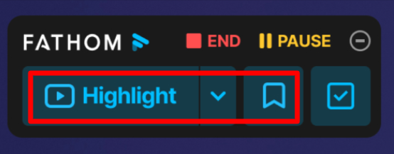 Highlighting and booking important parts of the call.