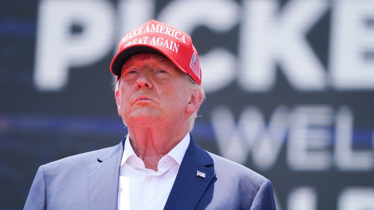Donald Trump at the Maga Al Hamra hat
