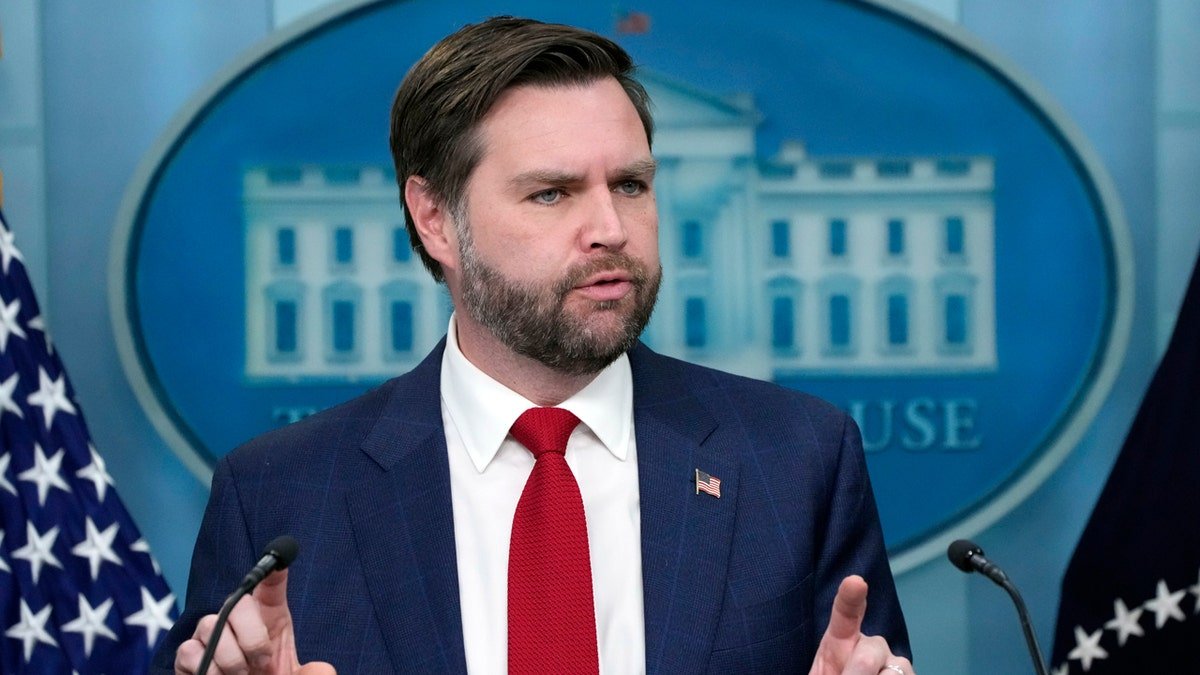 Vice President JD Vance on the platform