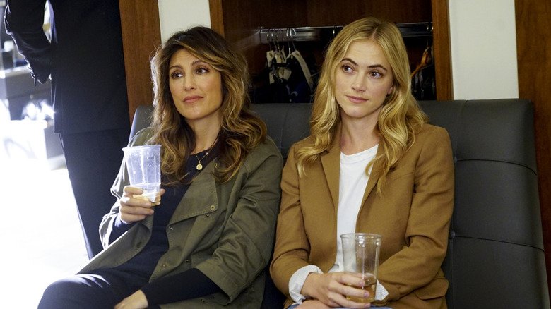 Jennifer Espozito Alex Quinn sits with Eli Wakeir from Elie Bishop in NCIS