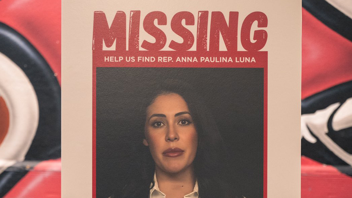 Voters in Florida alternate the treatment of A. "Missing" Representative Anna Polina Luna, R. Florida, as part of the Democratic Party "The halls of the town of Al -Nas."