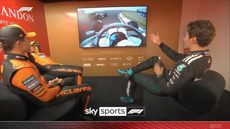 Oscar Pestry, Lando Norris and George Russell gave their vision of what happened during the Chinese Grand Prix.
