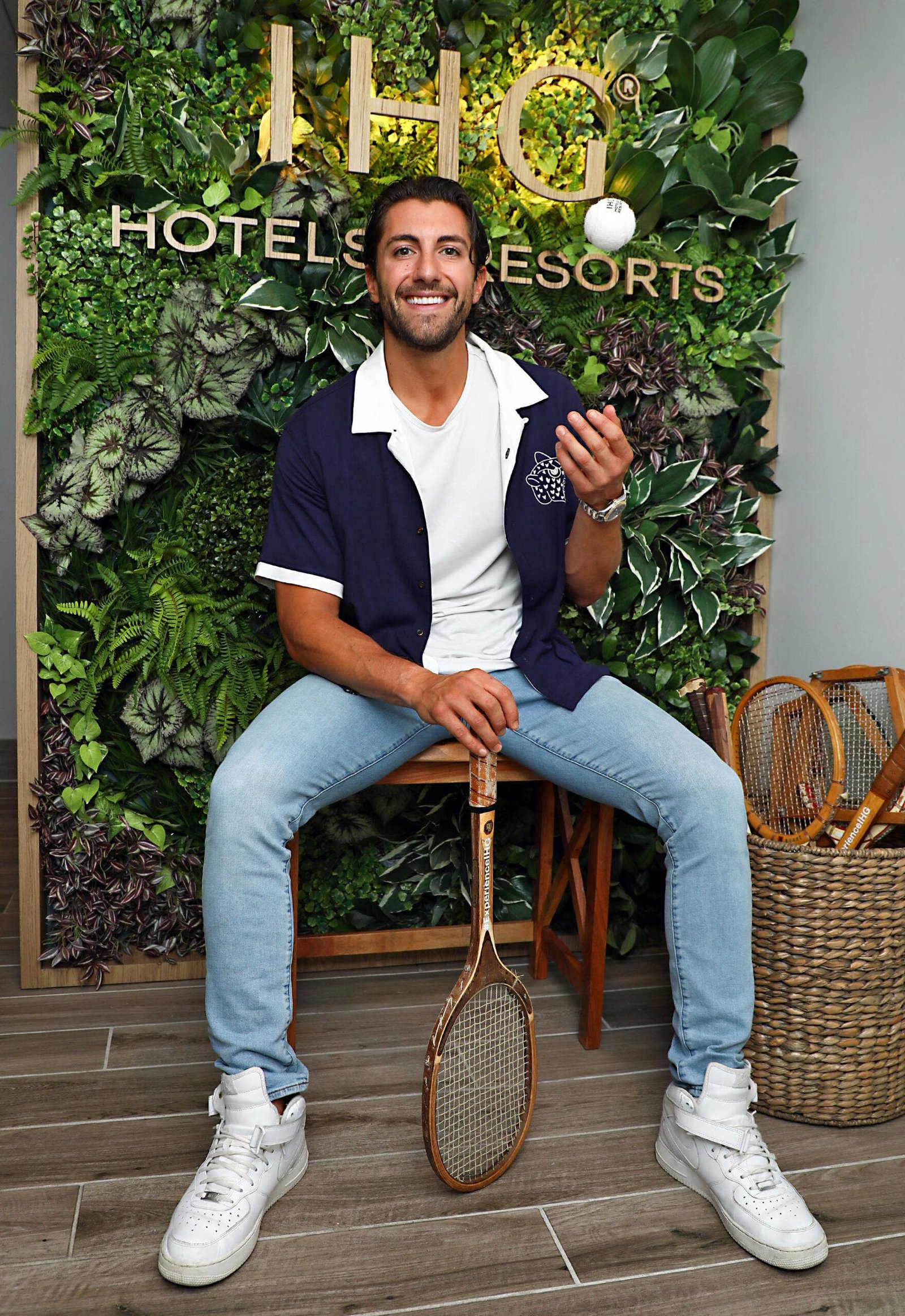 Jason Tartick at IHG Hotels and Resorts Suite at the US Open <a href=
