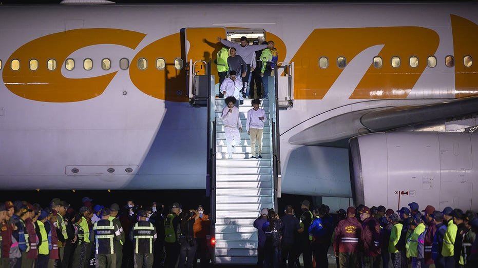 The deportation trip reaches Venezuela