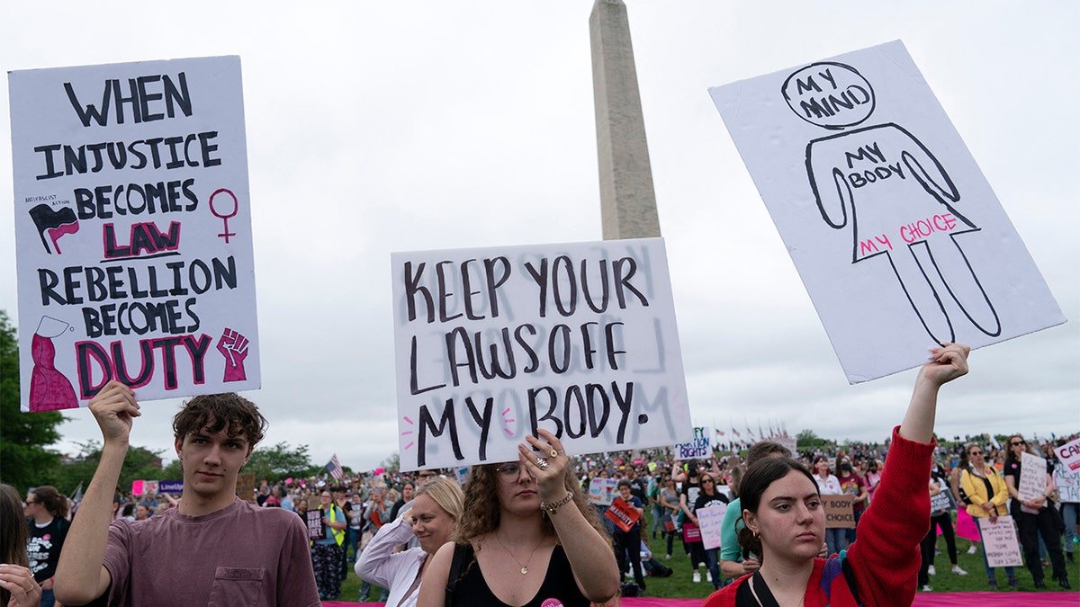 Activist gathering abortion rights