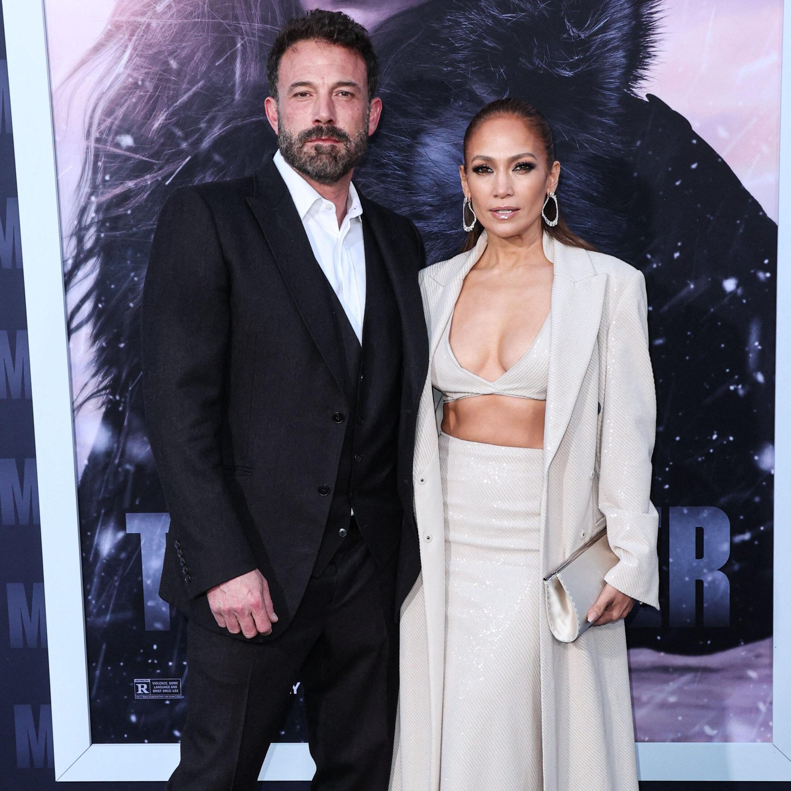 Ben Affleck and Jennifer Lopez in the first show of Lujna Los Angeles in