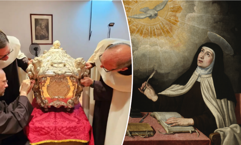 1743127908 Experts reveal findings of St Teresa of Avilas perfectly preserved.png