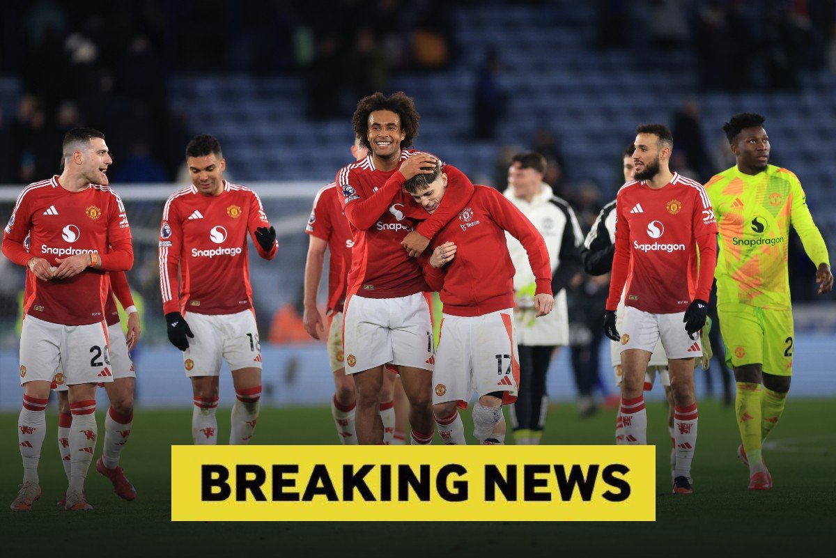 Alejandro Grancho and his colleagues in Manchester United