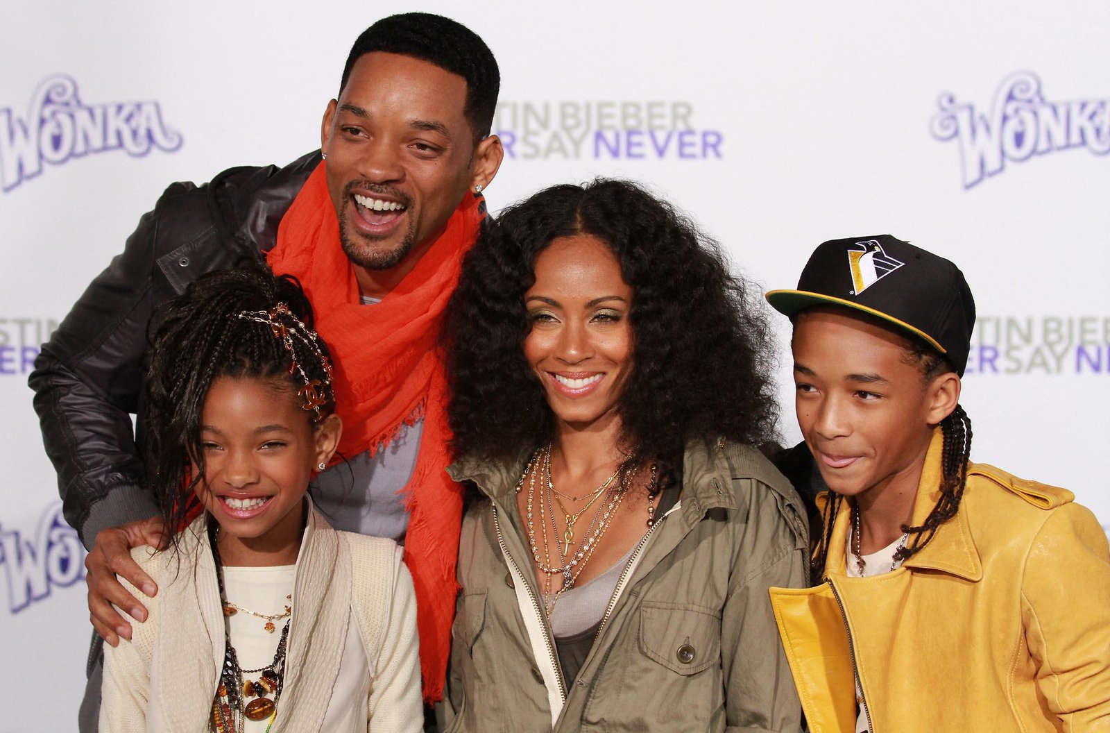 Will Smith, Willo Smith, Jada Pink Smith, and Jadine Smith, they think about the red carpet.