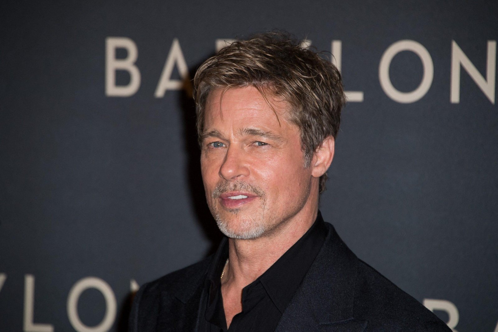 Brad Pitt at the Babylon Paris show in Le Grand Rex Cinema