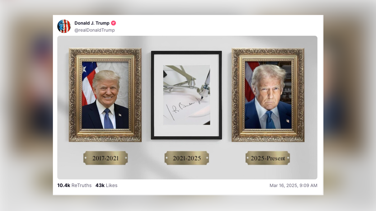 Trump is published on the social truth