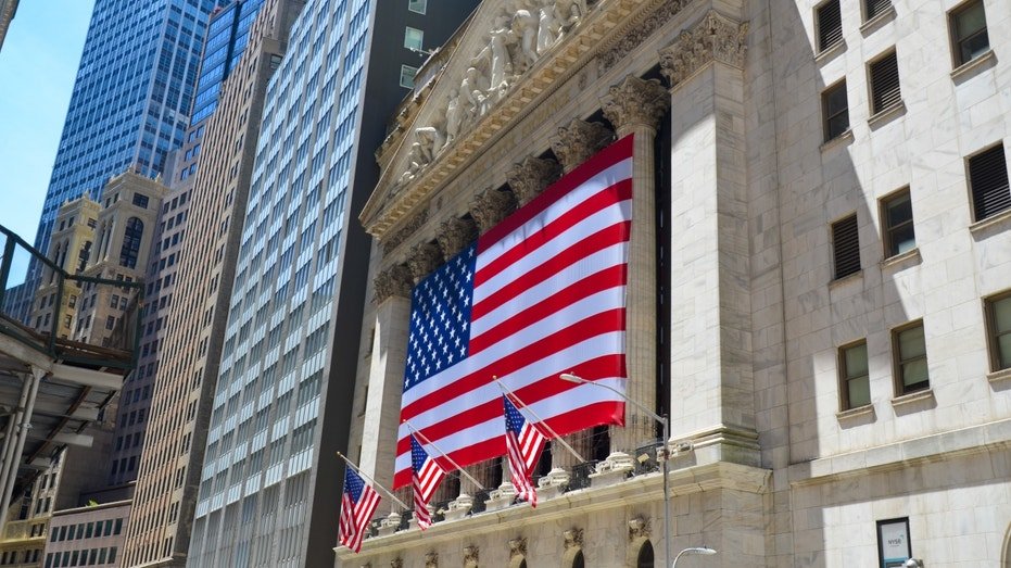 The American flag New York