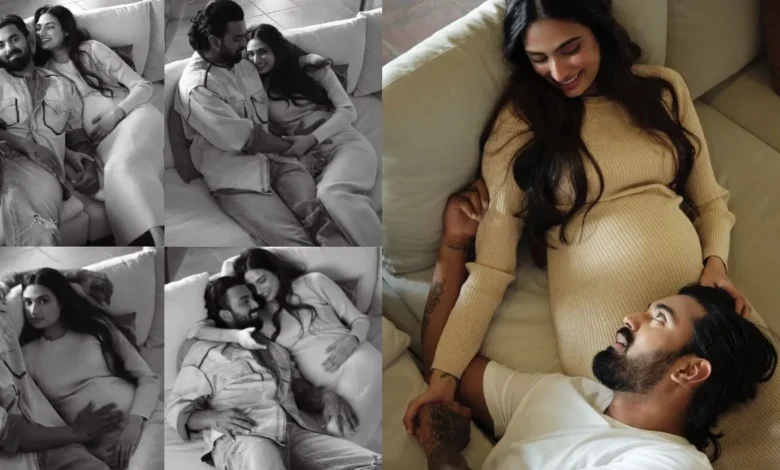 Soon to be parents KL Rahul and his wife Athiya Shetty share dreamy maternity photoshoot on social m.webp