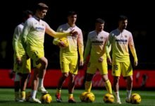 Villarreal players in training.jpg