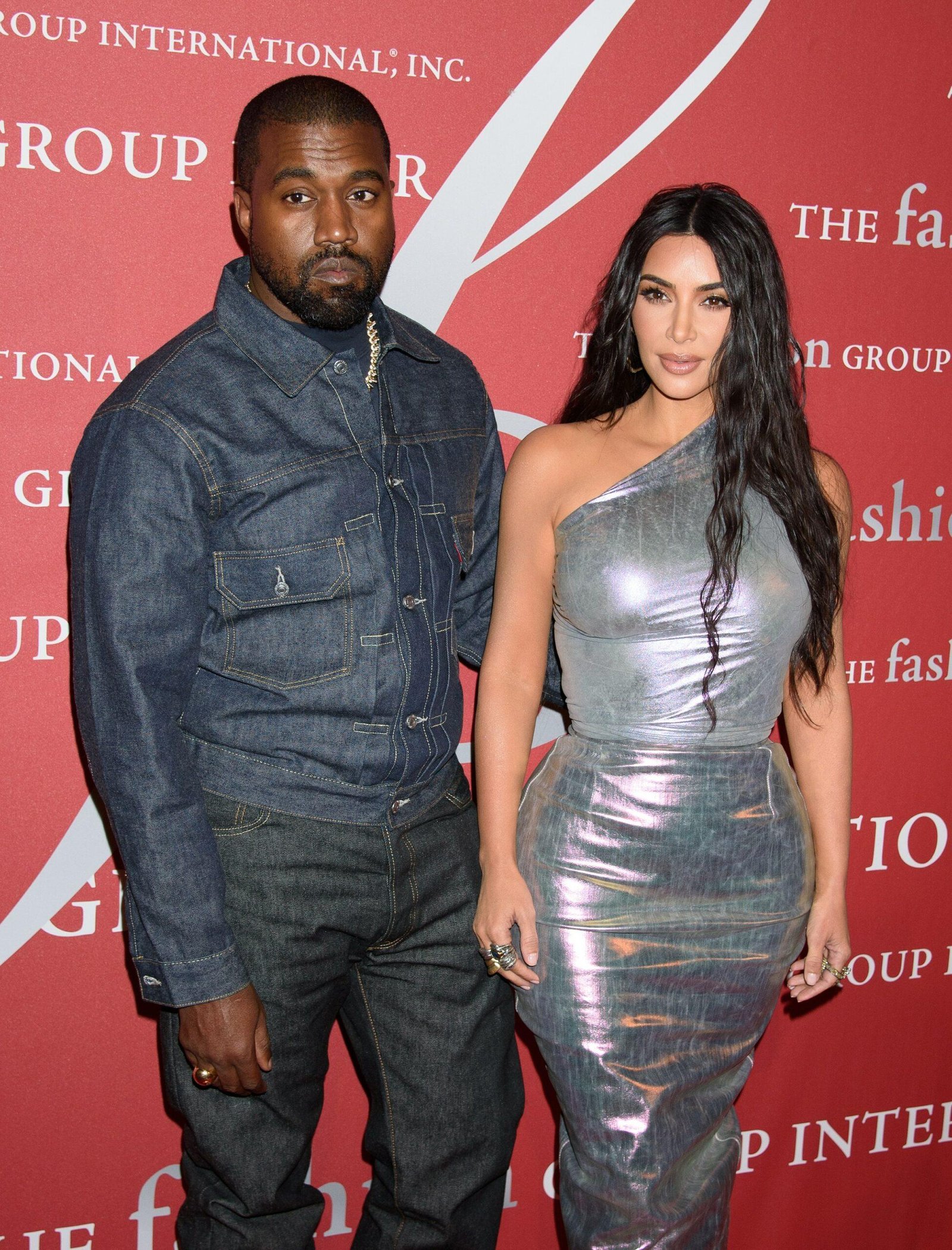 Kim Kardashian & Kanye West in Night Night of Stars Gala