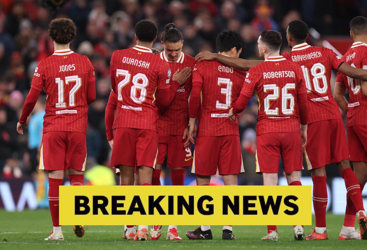 Liverpool players respond after Darwin Nunez's penalty kick