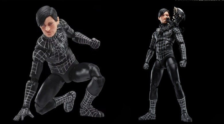 Marvel Legends Spider-Man 3 Simbiote Suit Action Figuren