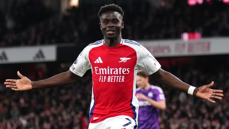 Bocao Saka was distinguished by his long -awaited arsenal with a goal