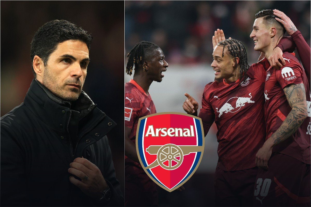 Mikel Arteta and Xavi Simons