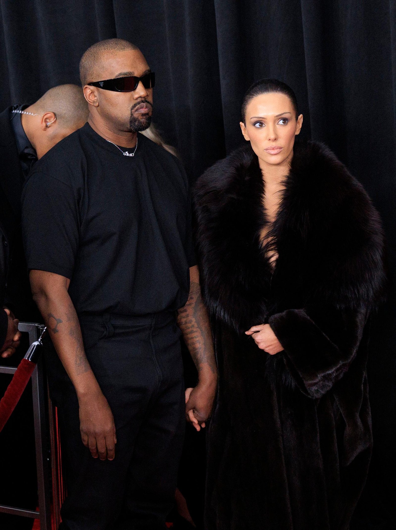Kanye West and Bianca Censori at the sixteenth Grammy <a href=