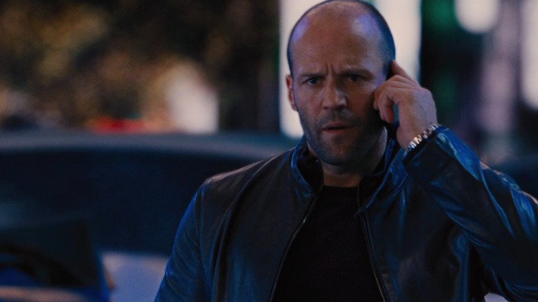 Decard Show speaks on a mobile phone in Fast & Furious 6