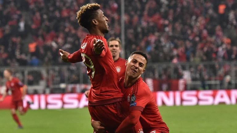 Kingsley Cuman scored in Bayern Munich against Juventus Club in the Champions League