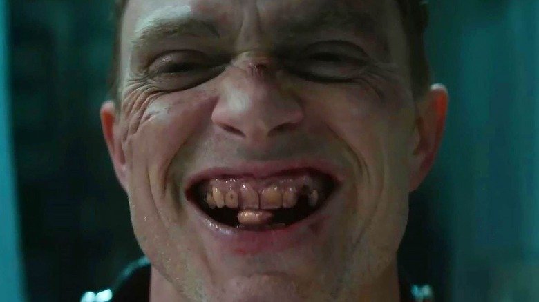 Bullseye in Dardevil: born again smiling with broken teeth