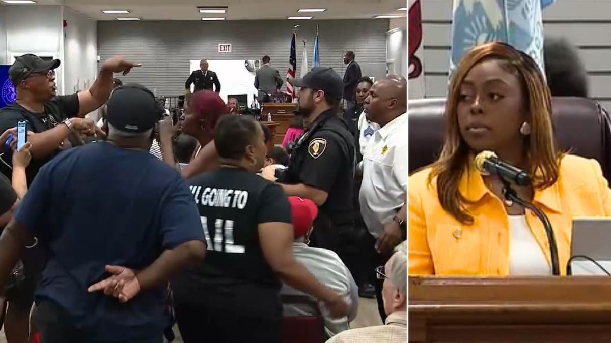 Clash at the Douulton meeting and mayor Tiffany Hinard