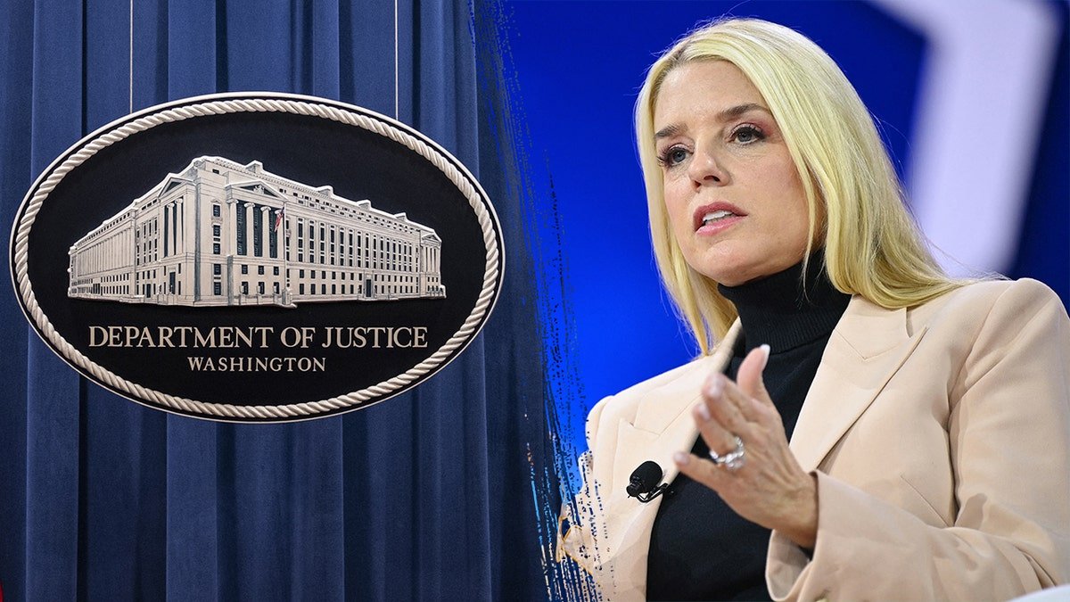 The slogan of the Ministry of Justice and Bam Bondi