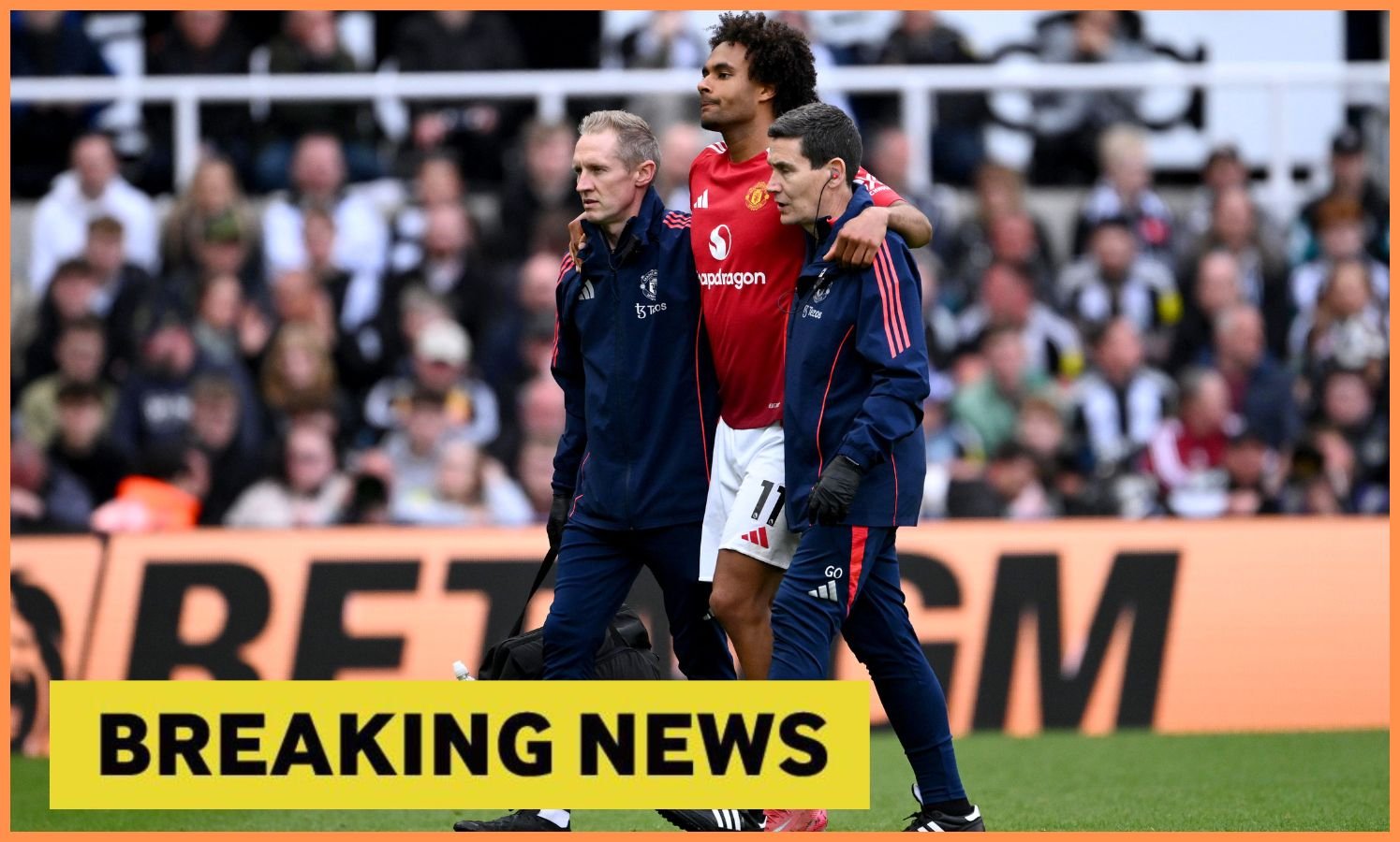Joshua Zirkze explodes with the defeat of Man United to Newcastle