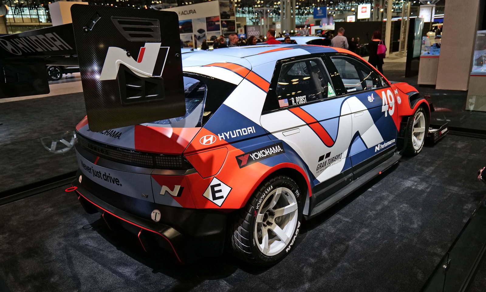 Record the peak Pike Breaking Hyundai Ioniq 5 N Ta Specifications at 2025 NYIAS.