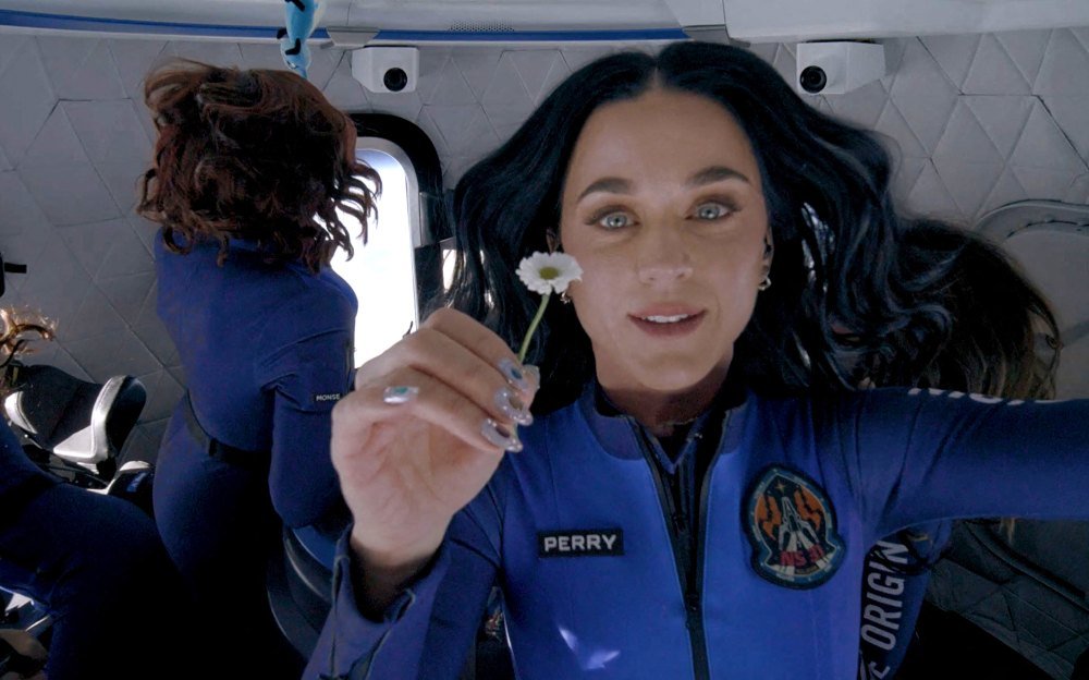 Katie Perry shares floating clips from a distance of space still processing