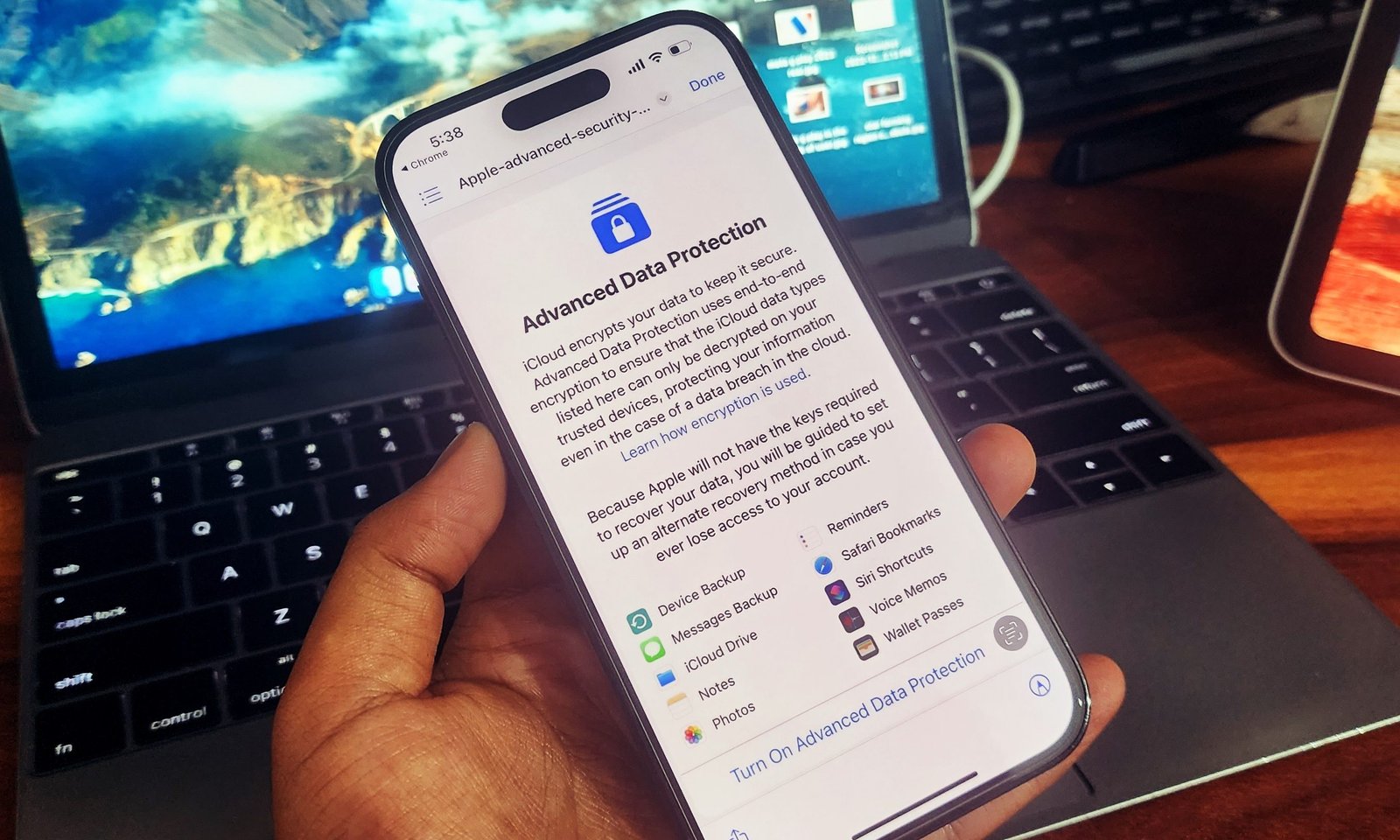 Apple Advanced Data Protectation.
