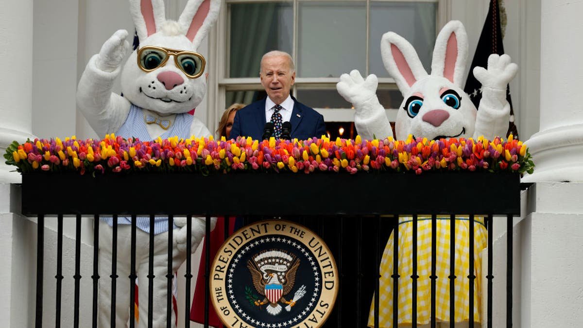 Biden and Easter rabbits