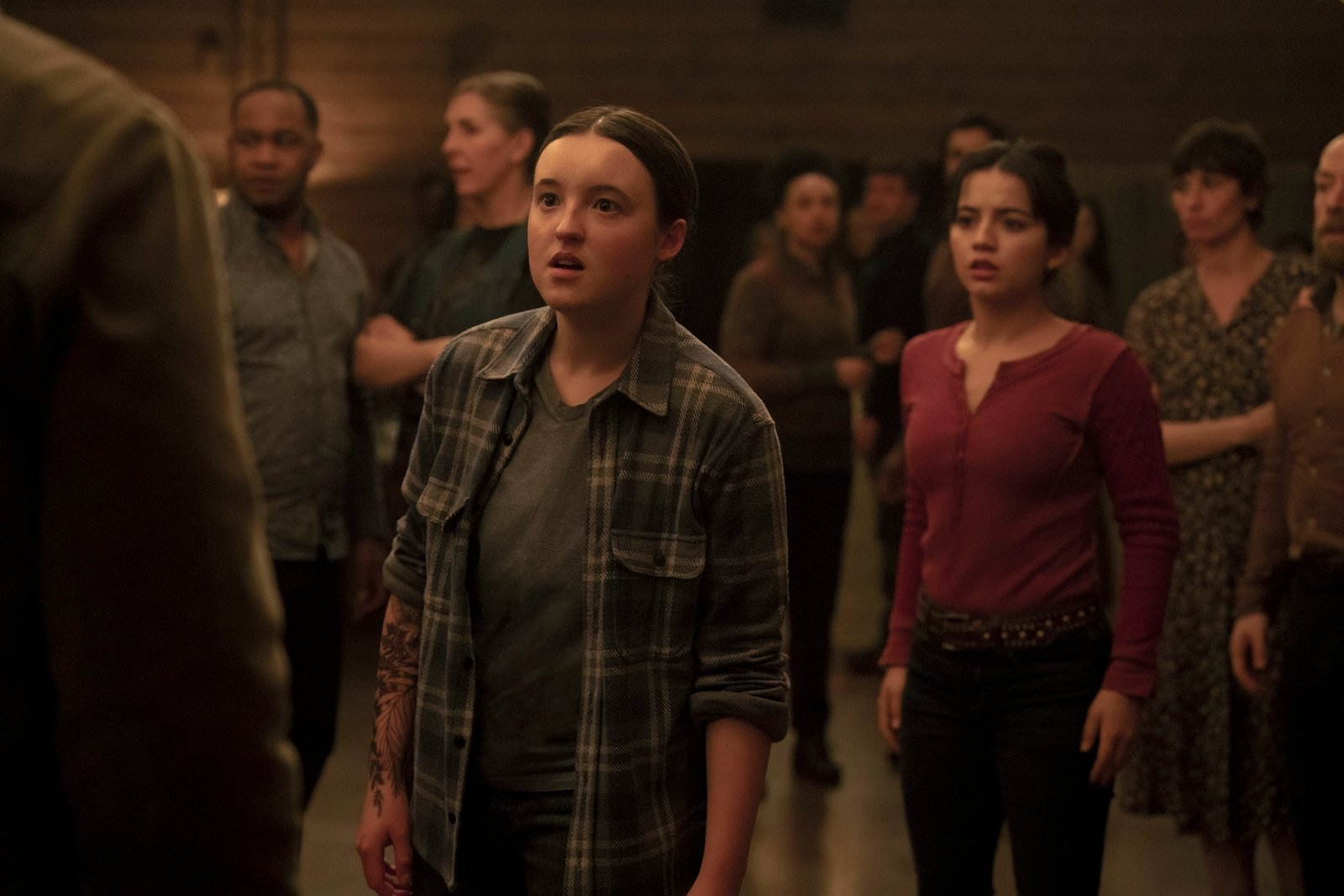Bella Ramsay and Isabella Mercyid in the last of us