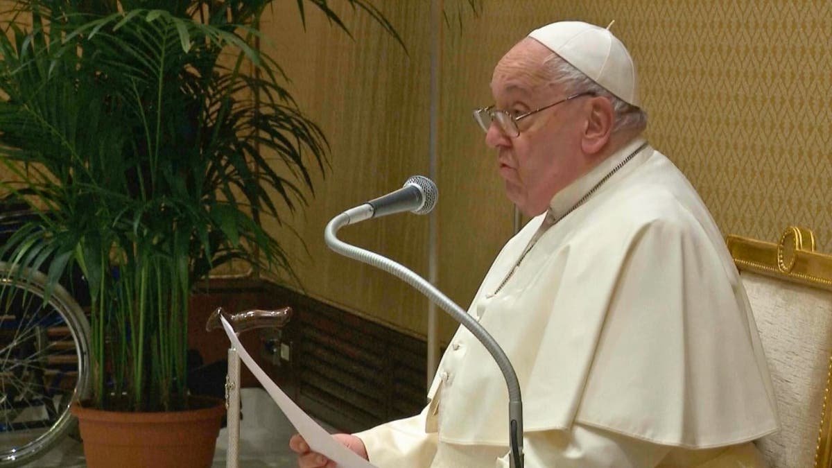 Pope Francis speaks