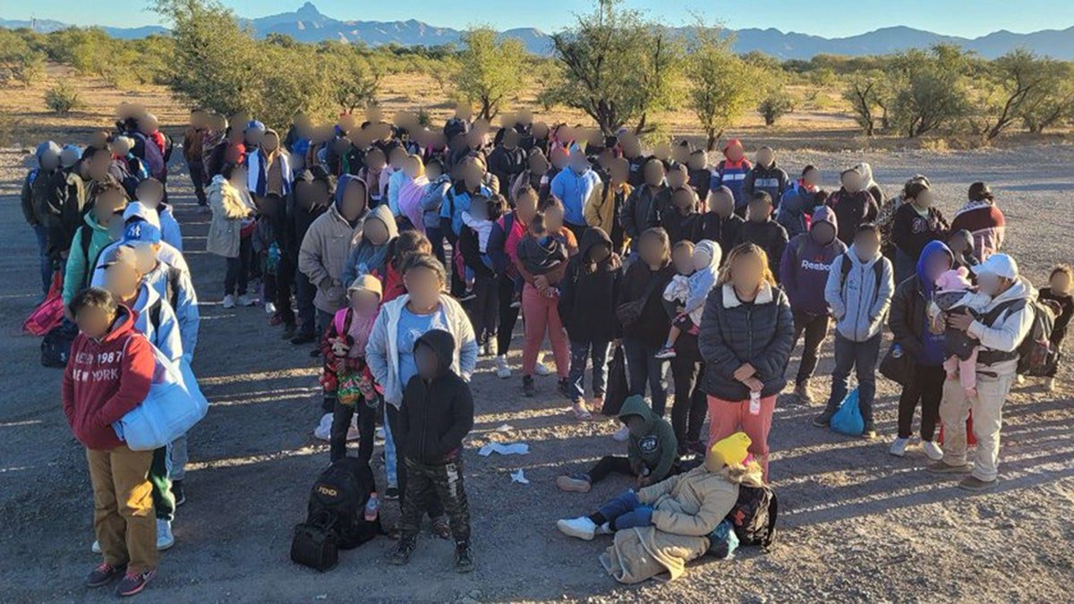 Migrants in the desert