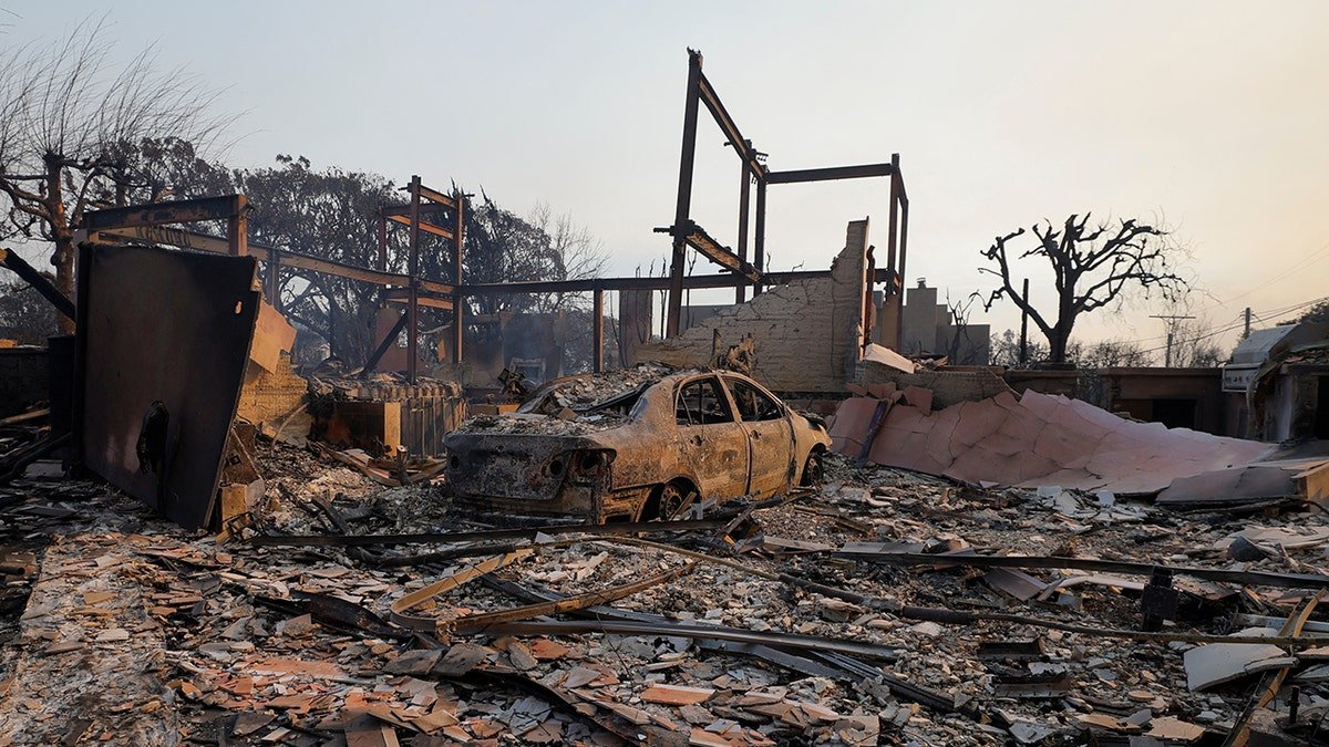 Forest fires in Los Angeles