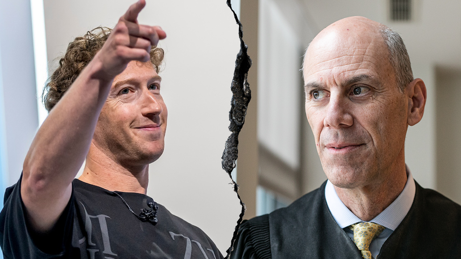 Mark Zuckerberg, CEO of Meta, and American boycott judge James Boasberg in this divided picture side by side. Zuckerberg appeared before the court on Monday to testify in the FTC anti -monopoly case against his company. (Pictures via Getty Images)
