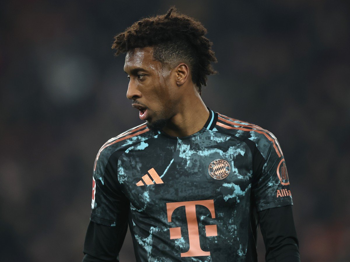 Kingsley Coman at work for FC Bayern