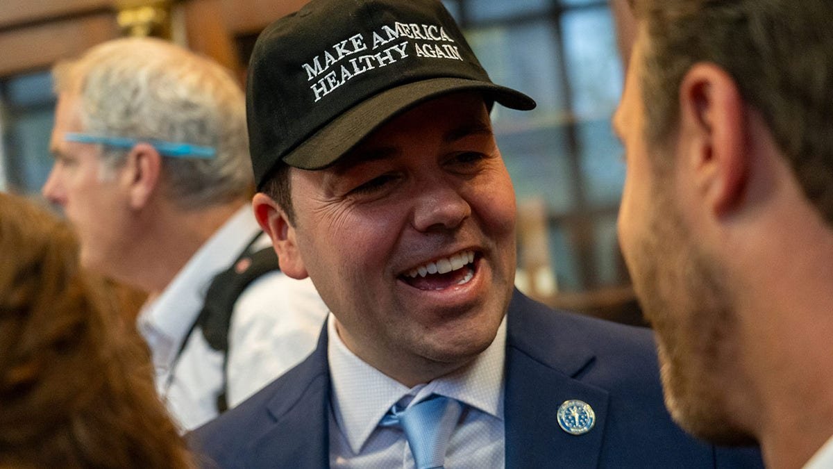Indiana Lieutenant, Governor of Mika Beckoyeth, wears a healthy hat again