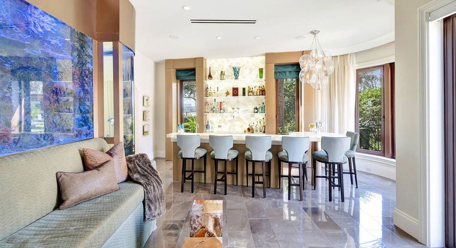 Looking for the bar with a fish tank