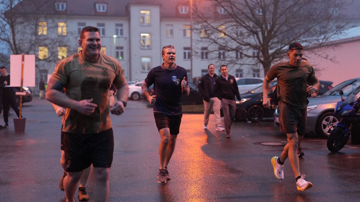 Hogseth runs with American forces in Germany