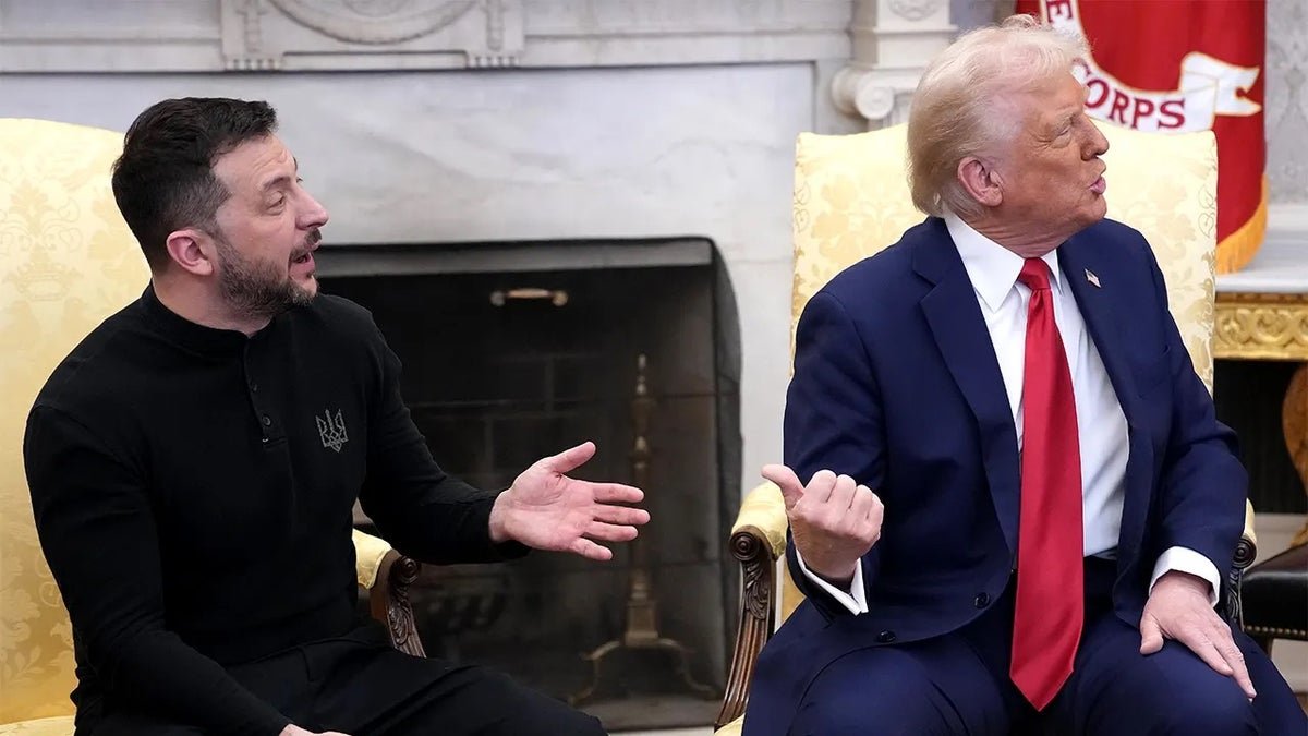 President Donald Trump has been right, and Ukrainian President Folodimir Zelinski during Zelinski's visit to the White House in February, but have chosen peace discussions since then to end the conflict with Russia.