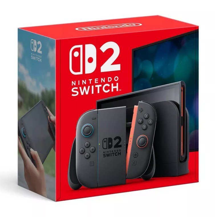 An isolated image of Nintendo Switch 2 Box Art on a white background.