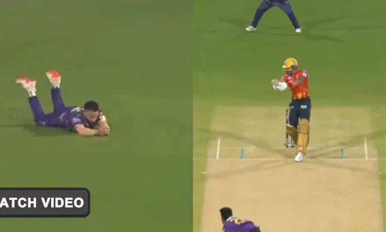 WATCH Ramandeep Singh takes a stunning catch to dismiss Shreyas.webp.webp