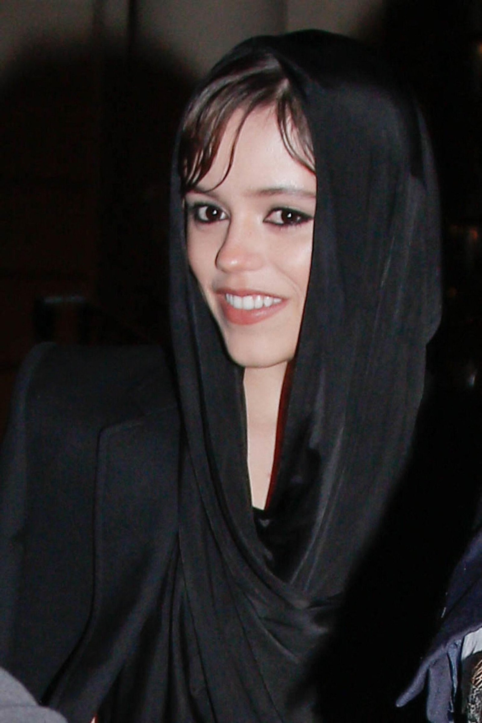 Gina Ortega was seen leaving her hotel during the Paris Fashion Week