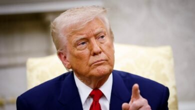 1746092760 Trump tells Americans to be patient as economy unexpectedly contracts.jpg